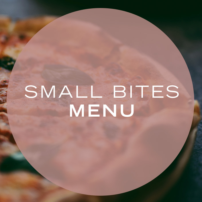 Small bites menu